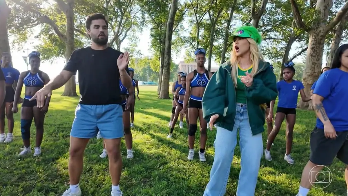 Virginia Fonseca transforma Domingão com Huck em vlog turístico e público não sabe se aplaude ou desliga
