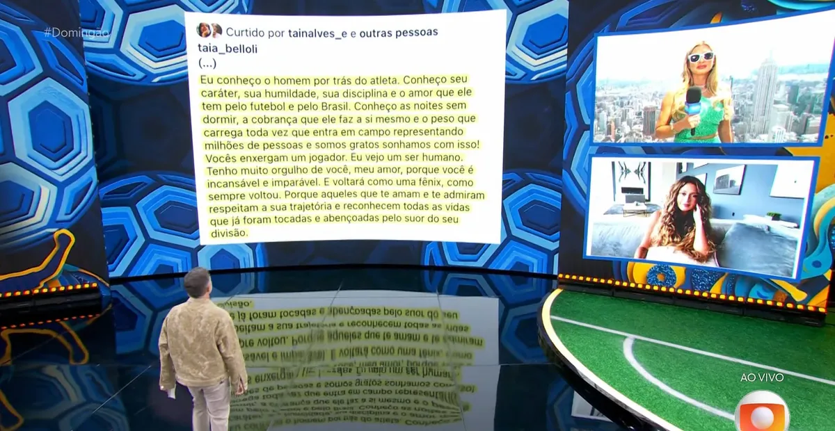Virginia Fonseca transforma Domingão com Huck em vlog turístico e público não sabe se aplaude ou desliga