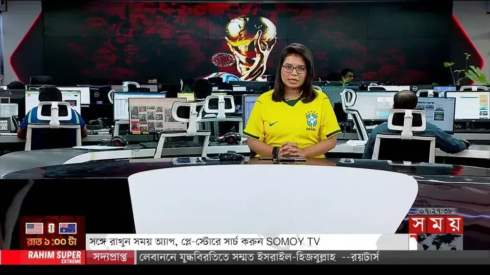 Bangladesh vira filial do Maracanã: jornalistas vestem amarelinha e o país se divide em 'guerra' de bandeiras